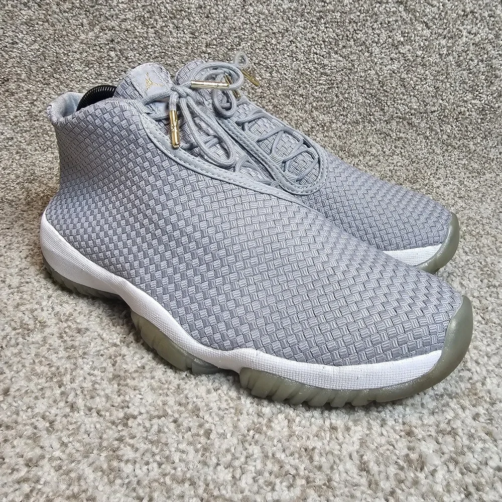 Nike Air Jordan Future Low‎ Wolf Grey White 656503-004 Men's Size 8.5 With Box